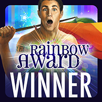Rainbow Book Award Winner -- Man with Rainbow Flag